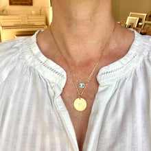 Load image into Gallery viewer, Paros medallion with emerald