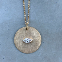 Load image into Gallery viewer, Paros medallion with marquise diamond