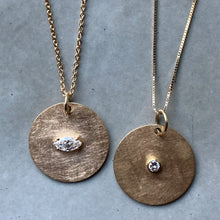 Load image into Gallery viewer, Paros medallion with marquise diamond