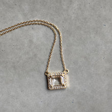 Load image into Gallery viewer, Zanzibar necklace with sapphire and diamonds
