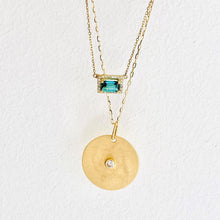 Load image into Gallery viewer, Zanzibar necklace with gemstone and diamonds