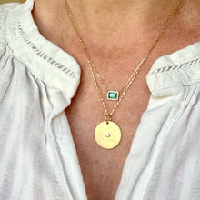 Load image into Gallery viewer, Zanzibar necklace with gemstone and diamonds