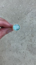 Load and play video in Gallery viewer, Capri ring with paraiba and diamonds
