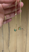Load and play video in Gallery viewer, Formentera earrings with emeralds and diamonds
