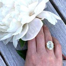 Load image into Gallery viewer, Seychelles ring with aquamarine
