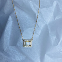 Load image into Gallery viewer, Zanzibar necklace with sapphire and diamonds
