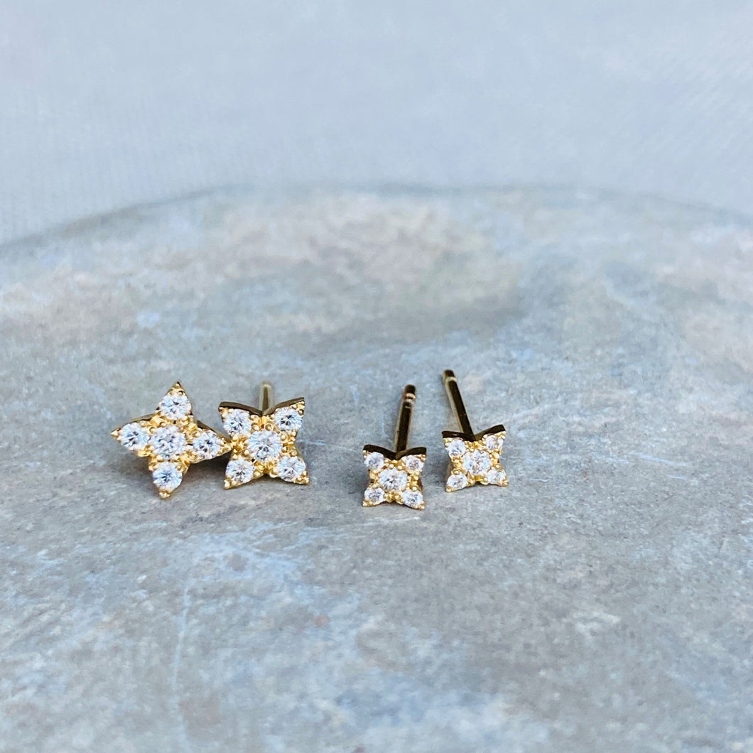 Maurice earrings with diamonds