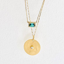 Load image into Gallery viewer, Zanzibar necklace with gemstone and diamonds
